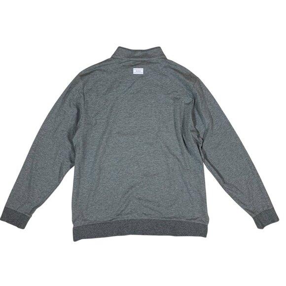 Travis Mathew Gray Quarter Zip Pullover XL Golf Casual Athletic Layer - Picture 2 of 4